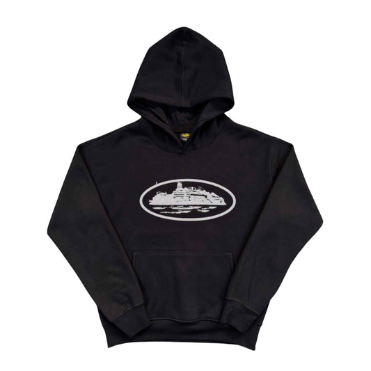 Conjunto Corteiz Moletom Island - Preto
