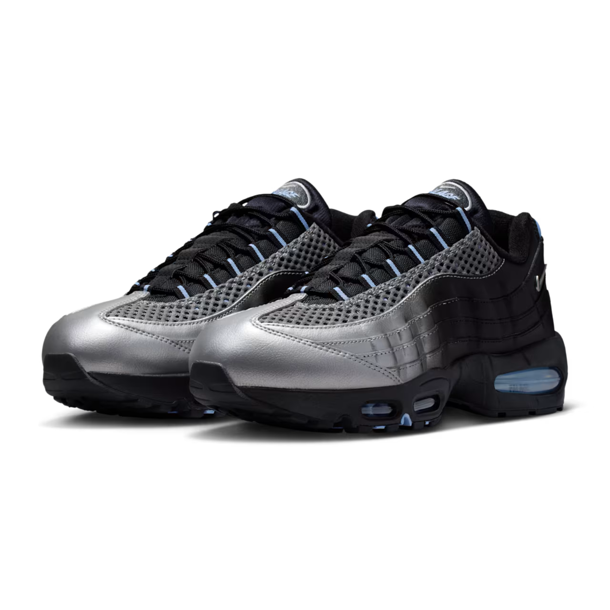 Palace x Nike Air Max 95 Metallic Silver Aluminum Black