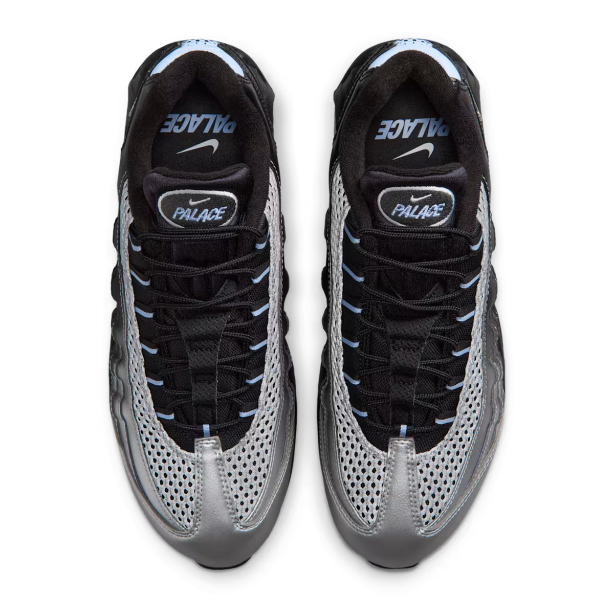 Palace x Nike Air Max 95 Metallic Silver Aluminum Black
