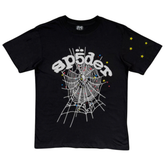 Camiseta Sp5der Web - Black White