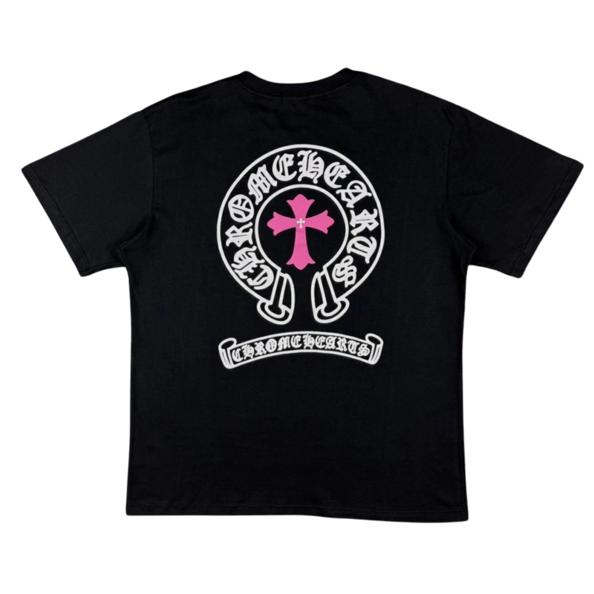 Camiseta Chrome Hearts Pink - Preta