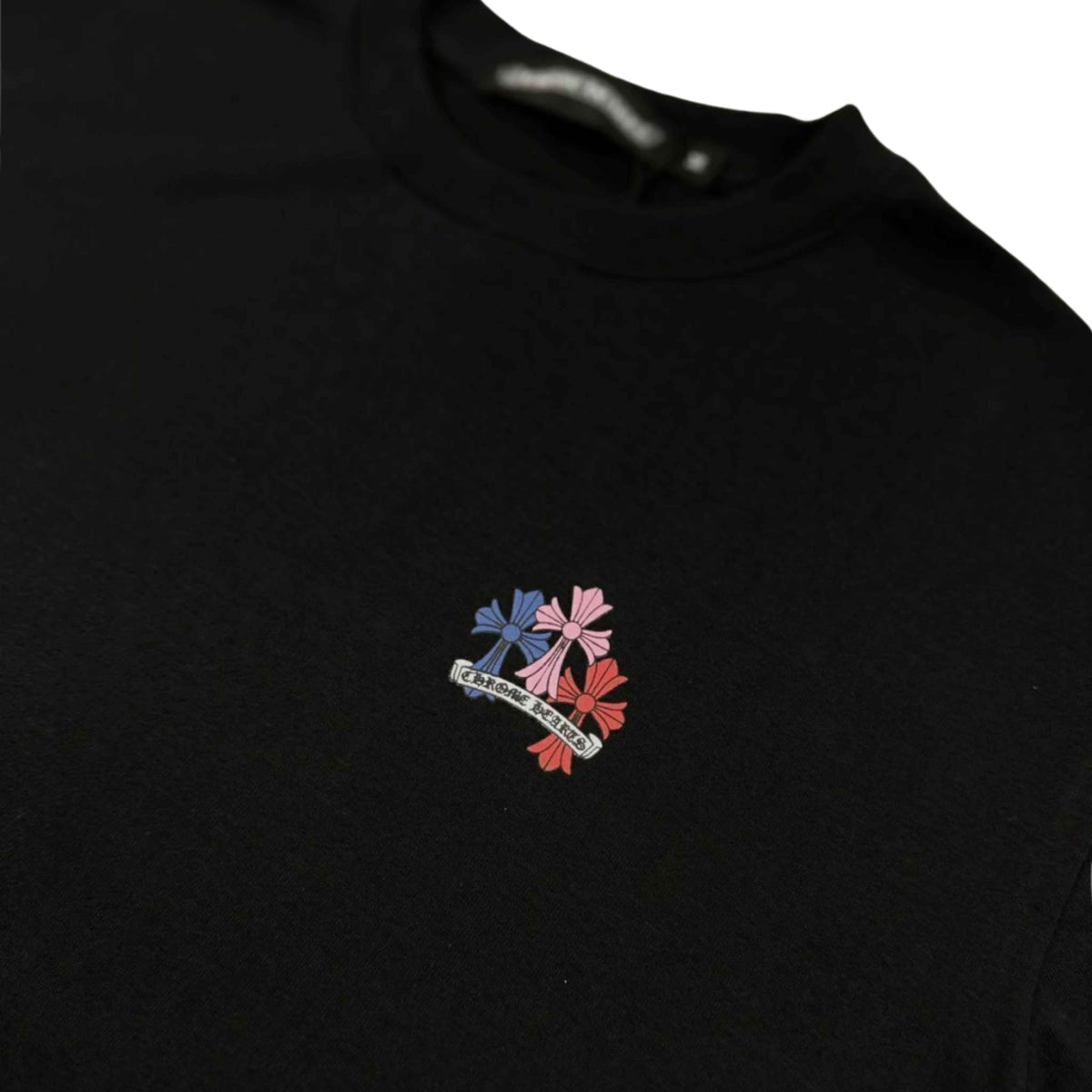 Camiseta Chrome Hearts Multi Color Cross Cemetery - Preta