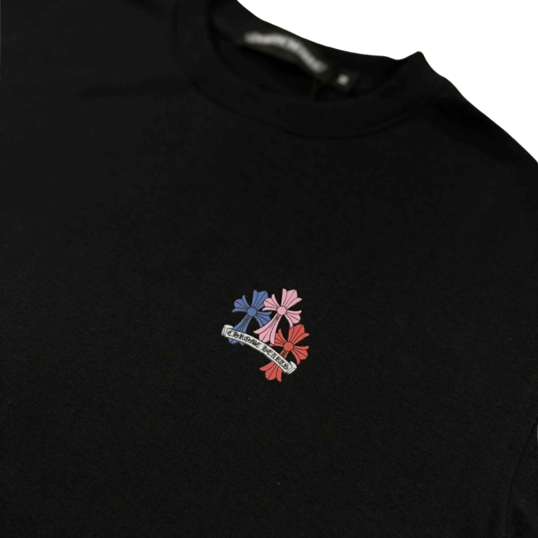 Camiseta Chrome Hearts Multi Color Cross Cemetery - Preta