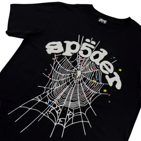 Camiseta Sp5der Web - Black White