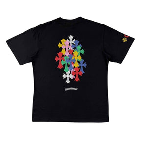 Camiseta Chrome Hearts Multi Color Cross Cemetery - Preta