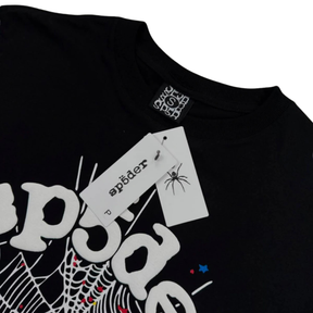 Camiseta Sp5der Web - Black White