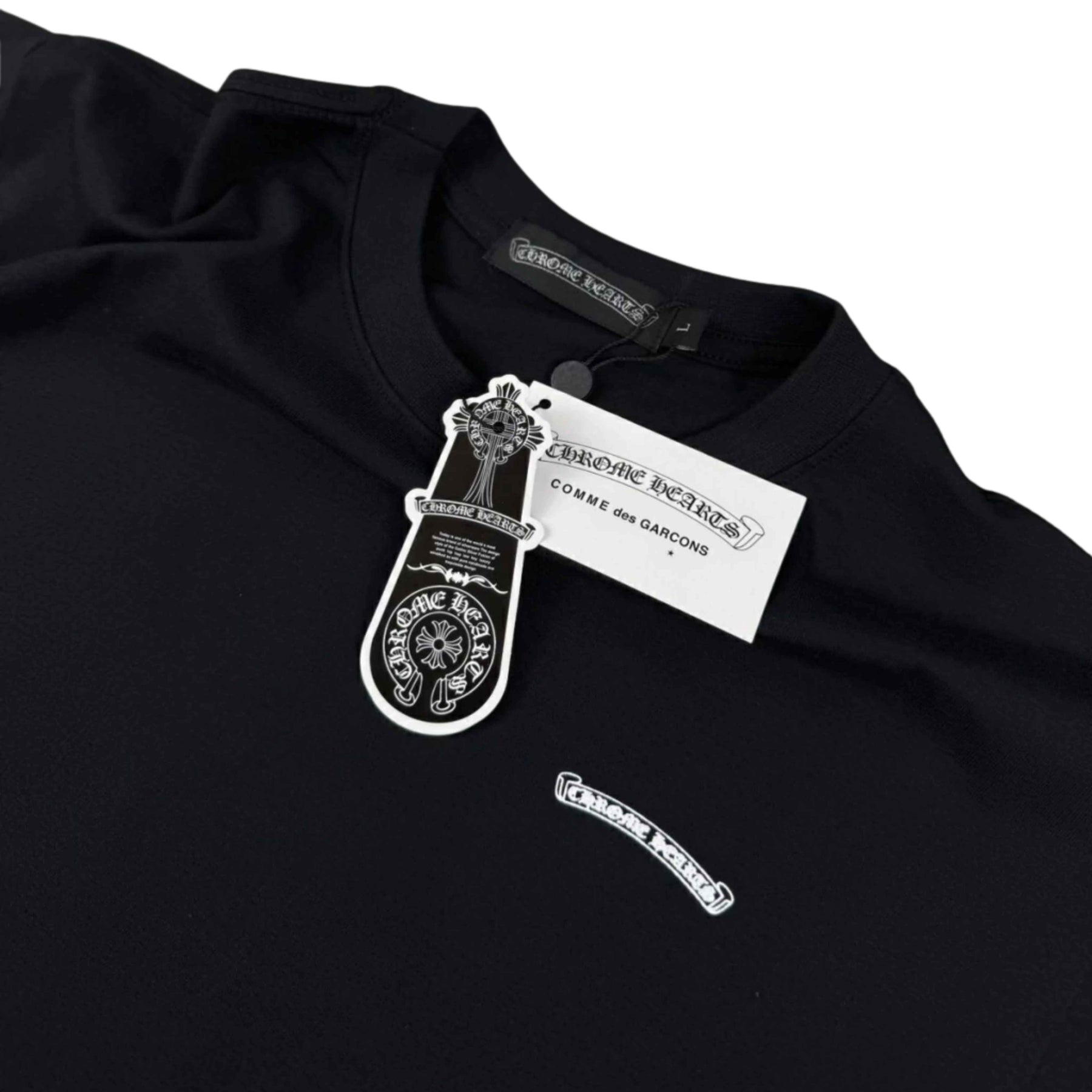 Camiseta Chrome Hearts Multicolor Cross - Preta