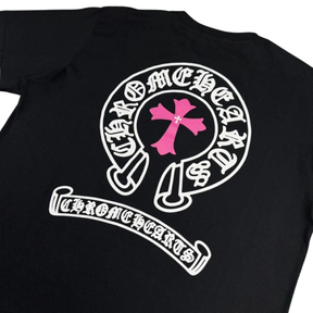 Camiseta Chrome Hearts Pink - Preta
