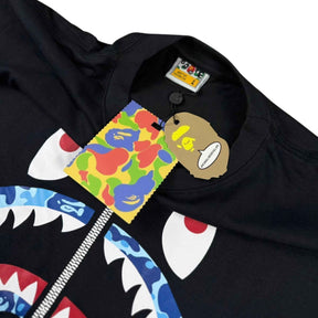 Camiseta Bape Camo Shark Blue - Preta