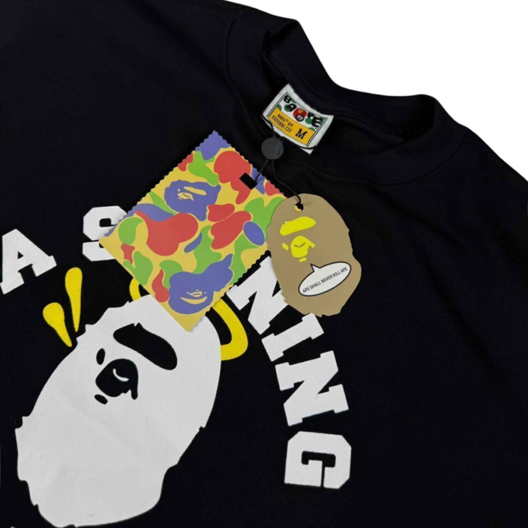 Camiseta Bape x Spotify x Syna - Preta