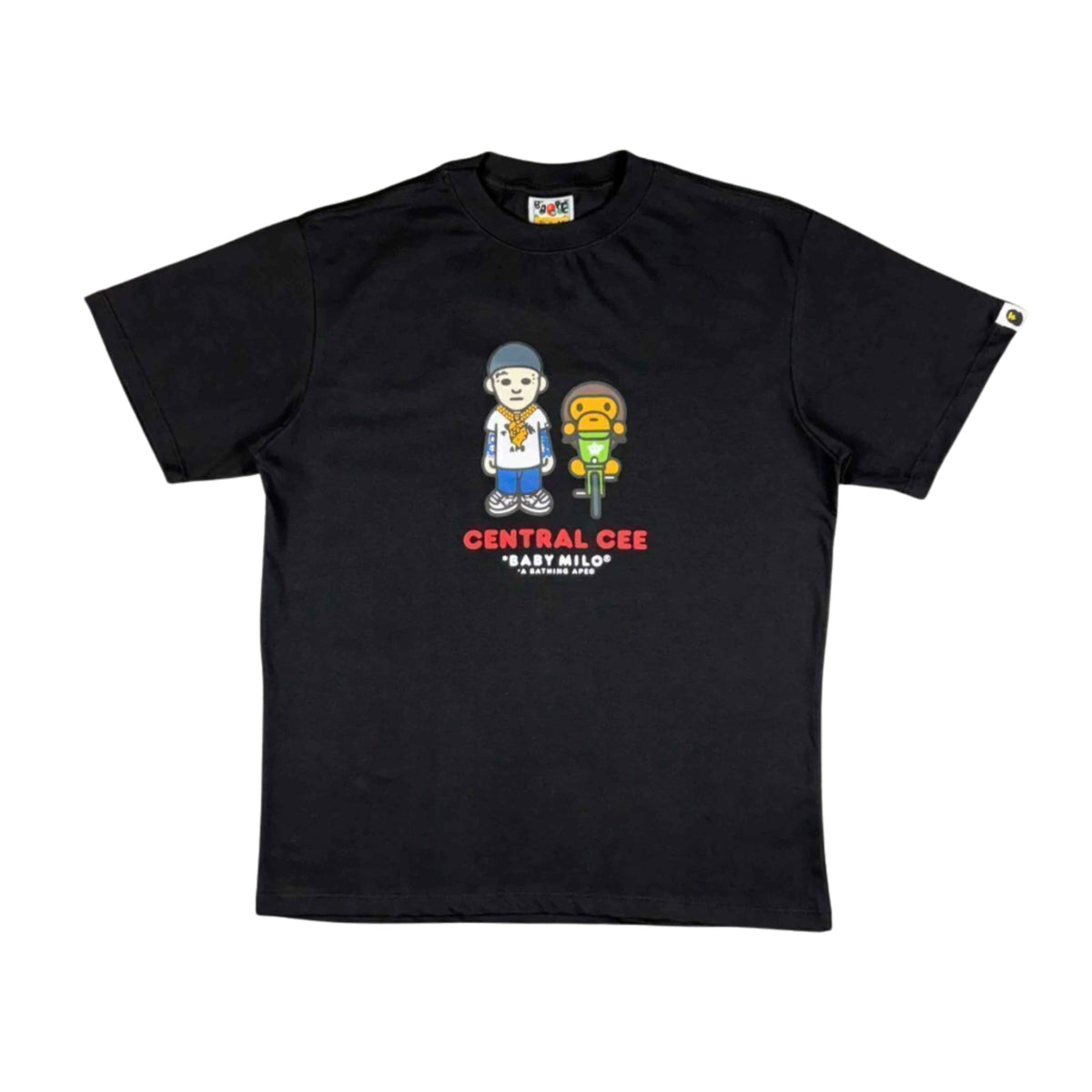 Camiseta Bape x Central Cee x Syna - Preta