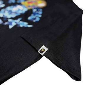 Camiseta Bape Camo Sta College Blue - Preta
