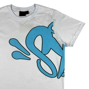 Camiseta Syna World Logo - Branco/Azul