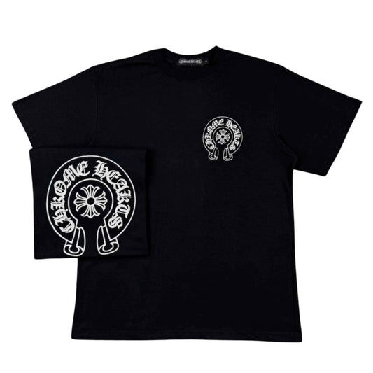 Camiseta Chrome Hearts Horseshoe Logo Pocket T-Shirt 'Black'