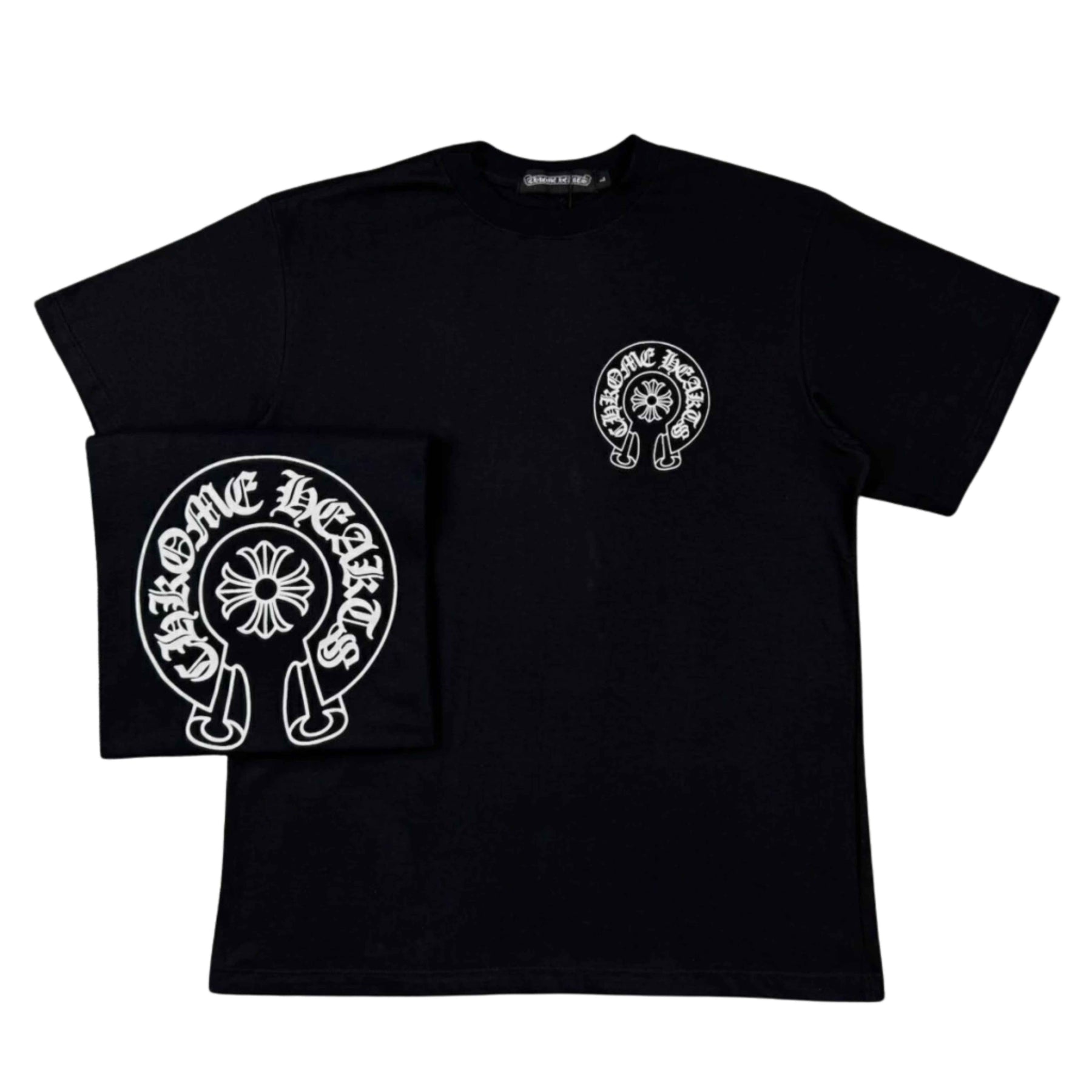 Camiseta Chrome Hearts Horseshoe Logo Pocket T-Shirt 'Black'