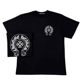 Camiseta Chrome Hearts Horseshoe Logo Pocket T-Shirt 'Black'