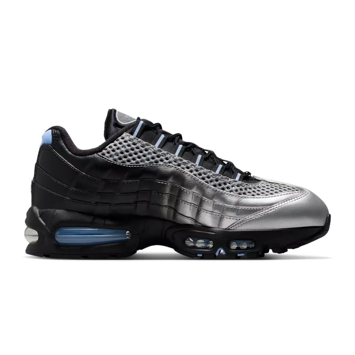 Palace x Nike Air Max 95 Metallic Silver Aluminum Black