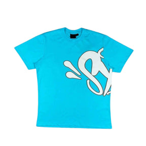 Camiseta Syna World Logo - Azul Ciano