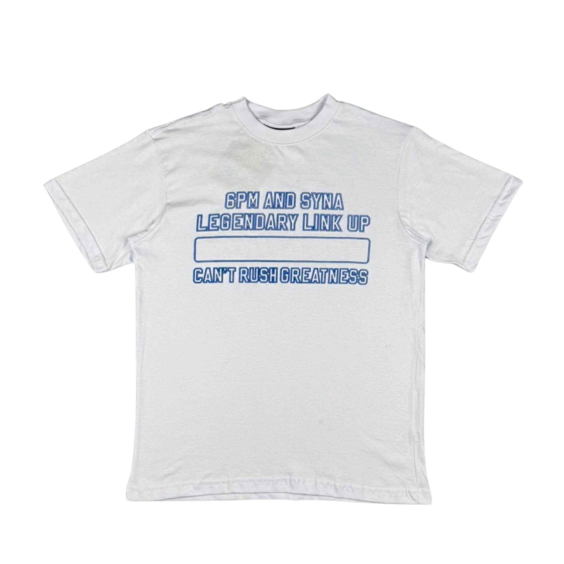 Camiseta Syna "CANT RUSH GREATNESS"