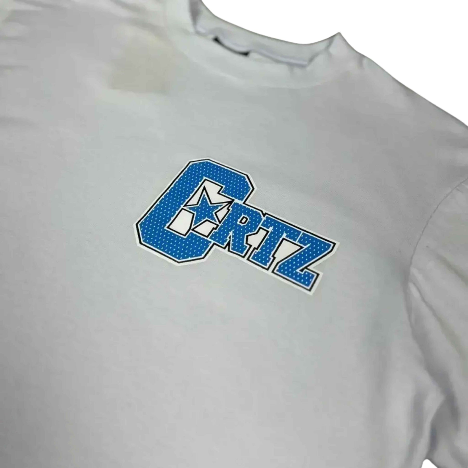 Camiseta Corteiz "Star RTW Blue" - Branca