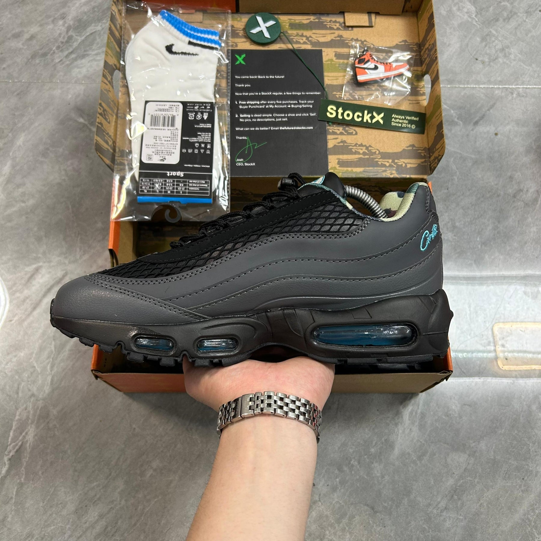 Corteiz x Nike Air Max 95 "Aegean Storm"